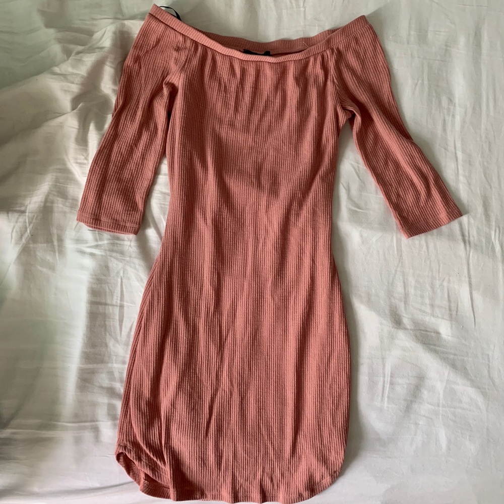 Pink Knitted Dress